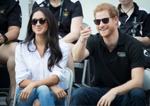 Meghan Markle her then boyfriend at the Invictus Games in Toronto, Canada
