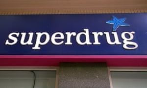 Una tienda Superdrug