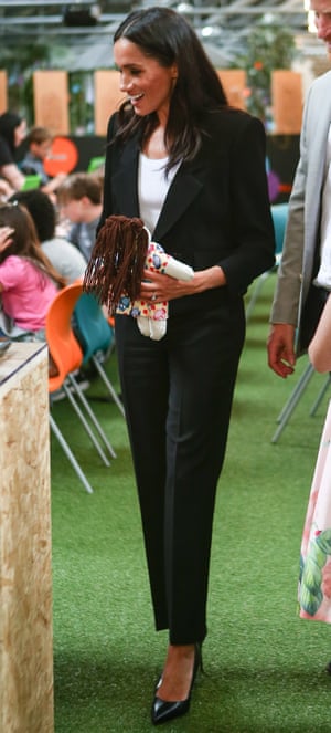Duchess of Sussex in a Givenchy Pantsuit