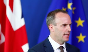 Dominic Raab, the Brexit secretary.
