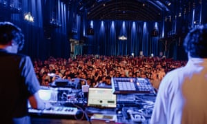 Koshiro and Kawashima playing Sónar festival.