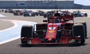 F1 2018 … convincing car handling fed by exceptional computer modelling.